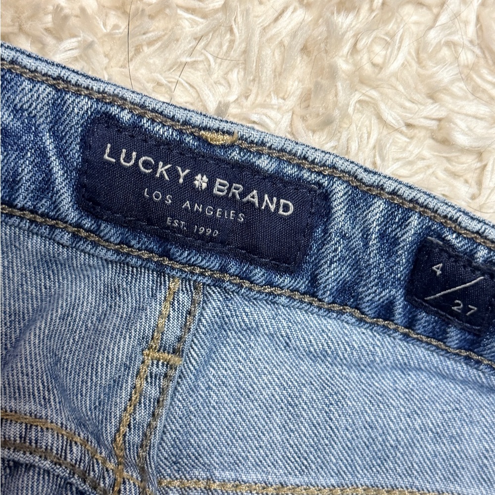 Lucky Brand Blue Denim Women Shorts - Picture 4 of 5
